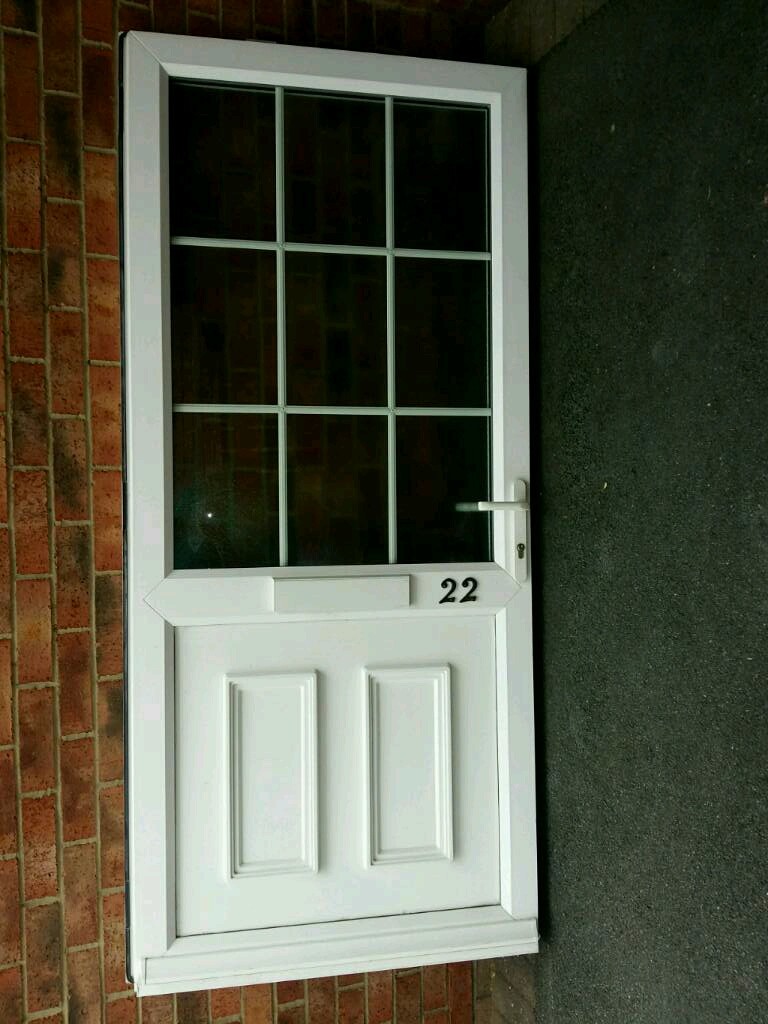 UPVC white external door for sale in Houghton Le Spring, Tyne and