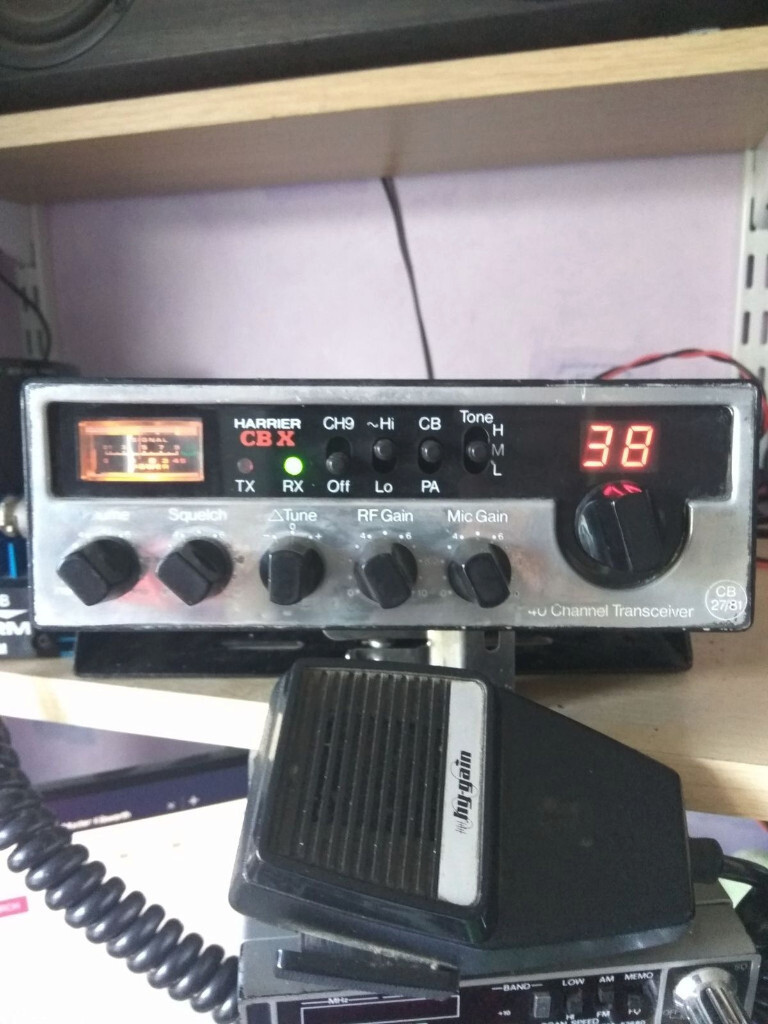 CB Radio Harrier CBX working on frequency, 6 watt output,squelch mod