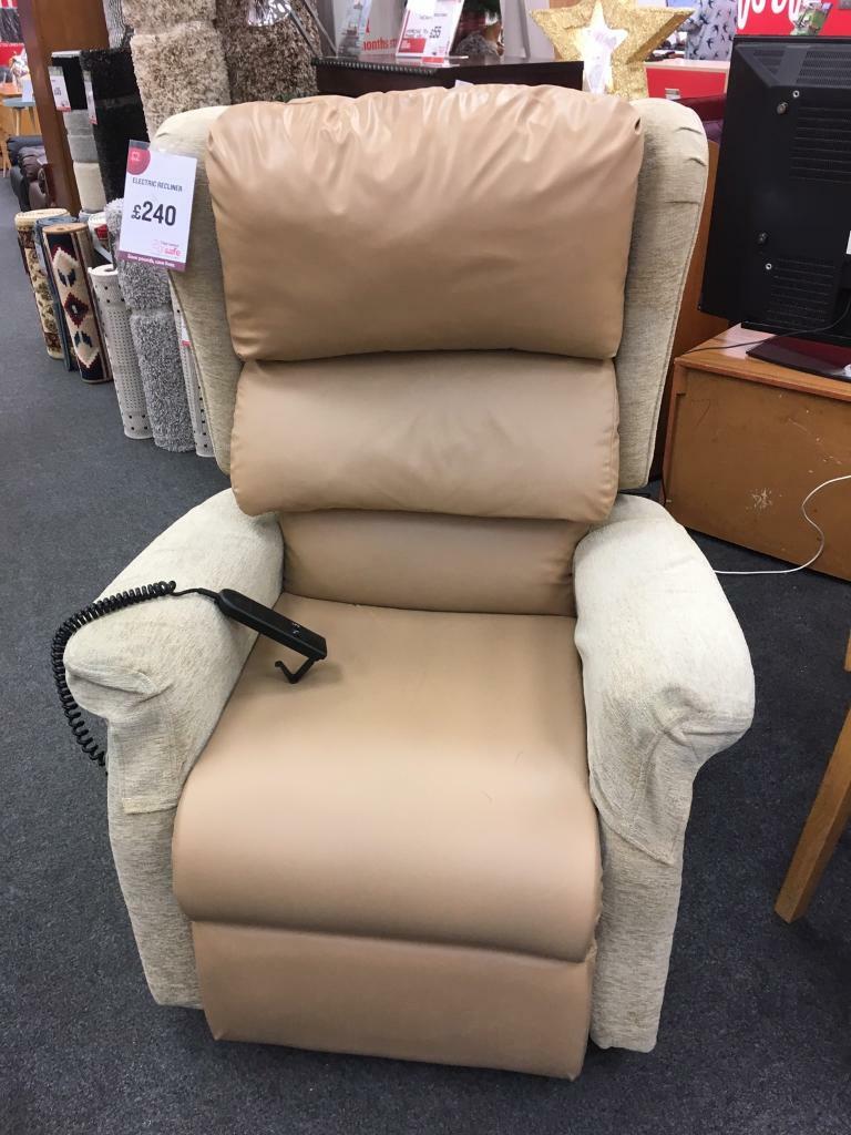 BHF Repose lift & rise recliner chair in good condition in Durham
