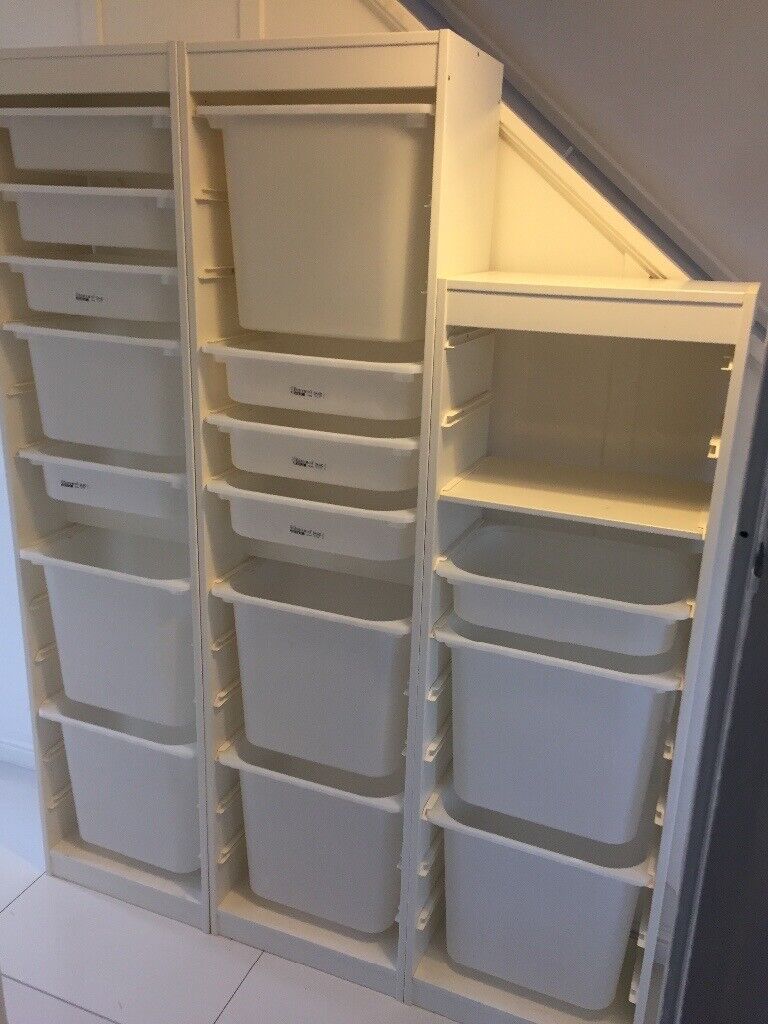 Ikea Trofast Storage Boxes - TROFAST Storage combination with boxes - white, white - IKEA : You