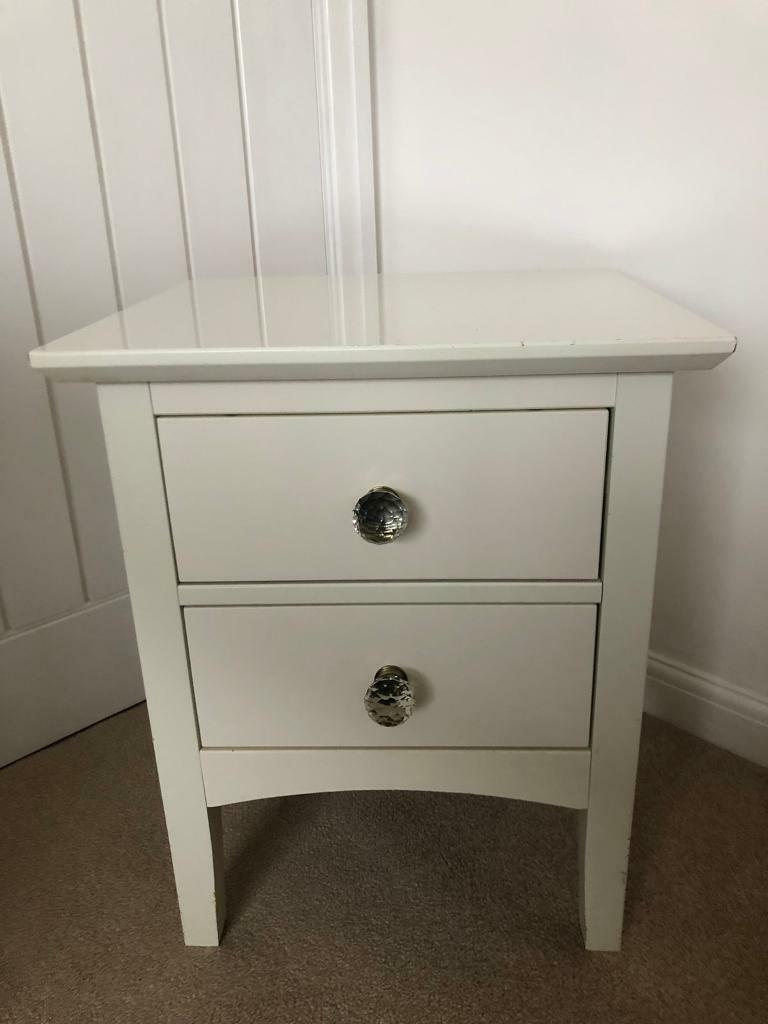 Two Marks and Spencer bedside tables. in Barry, Vale of