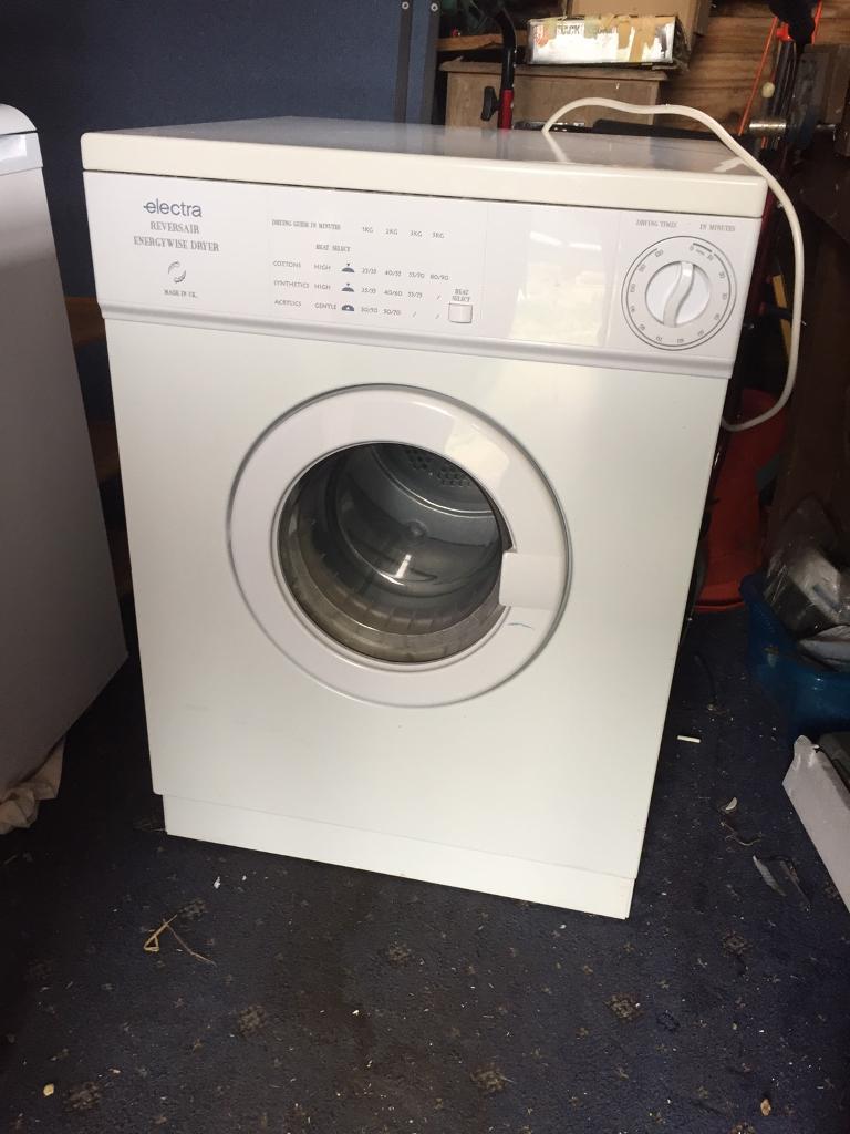 Electra reversair Energy saving Tumble Dryer. Delivery available in