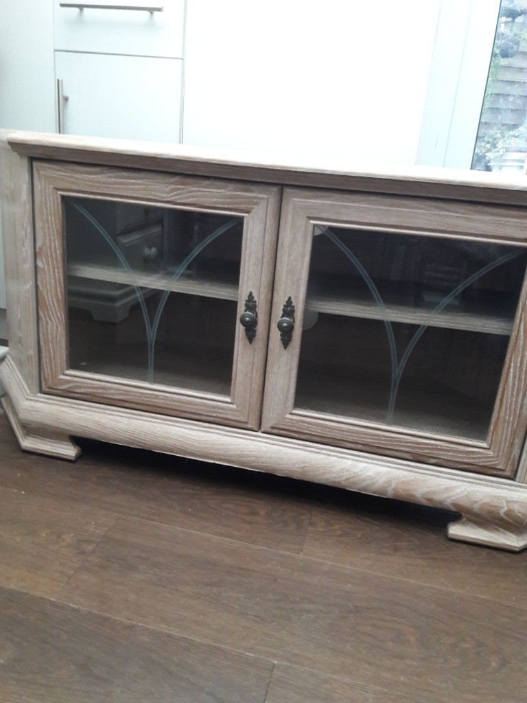 Tv Cabinet Limed Oak In Rochford Essex Gumtree