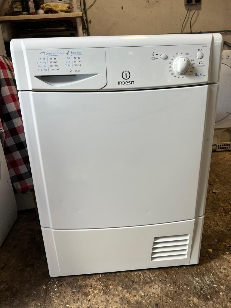 Indesit IDC8T3, Tumble Dryer, 8KG, Condensing, Polar White in Great