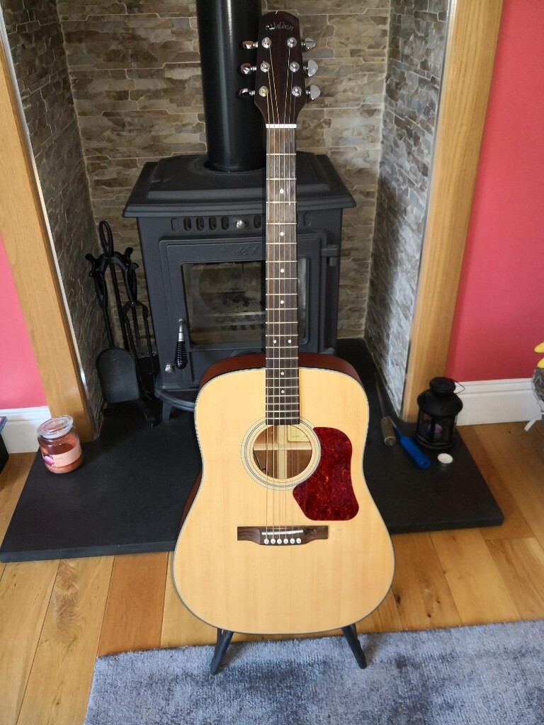 Walden D550TW acoustic guitar with fishman sonicore pickup in Polmont