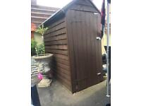 Wooden shed 