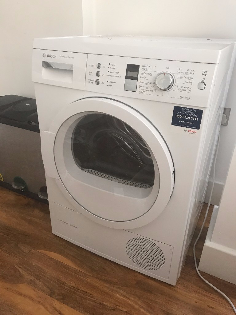 Bosch Self Cleaning Condenser Tumble dryer 1 year old Excellent