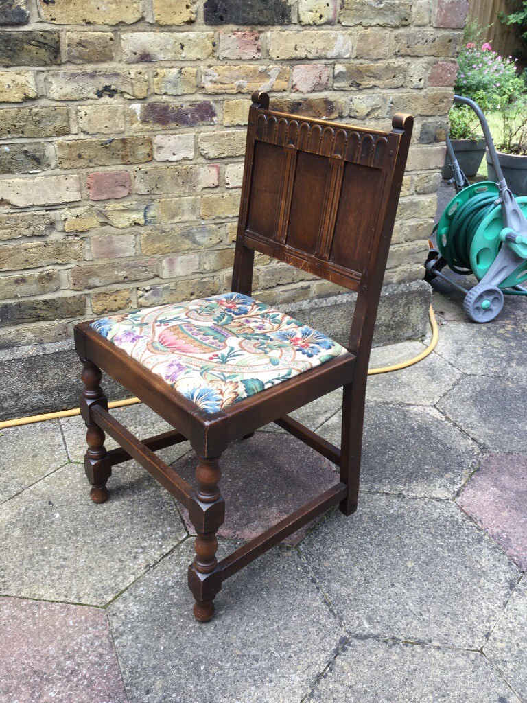 Set of 4 Ercol dark wood dining chairs. in Barnes, London Gumtree