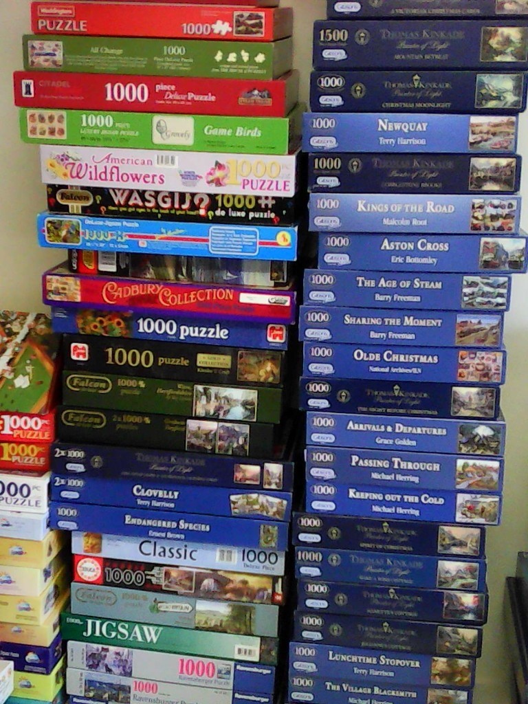 1000 piece jigsaws, complete boxed excellent condition in Evesham