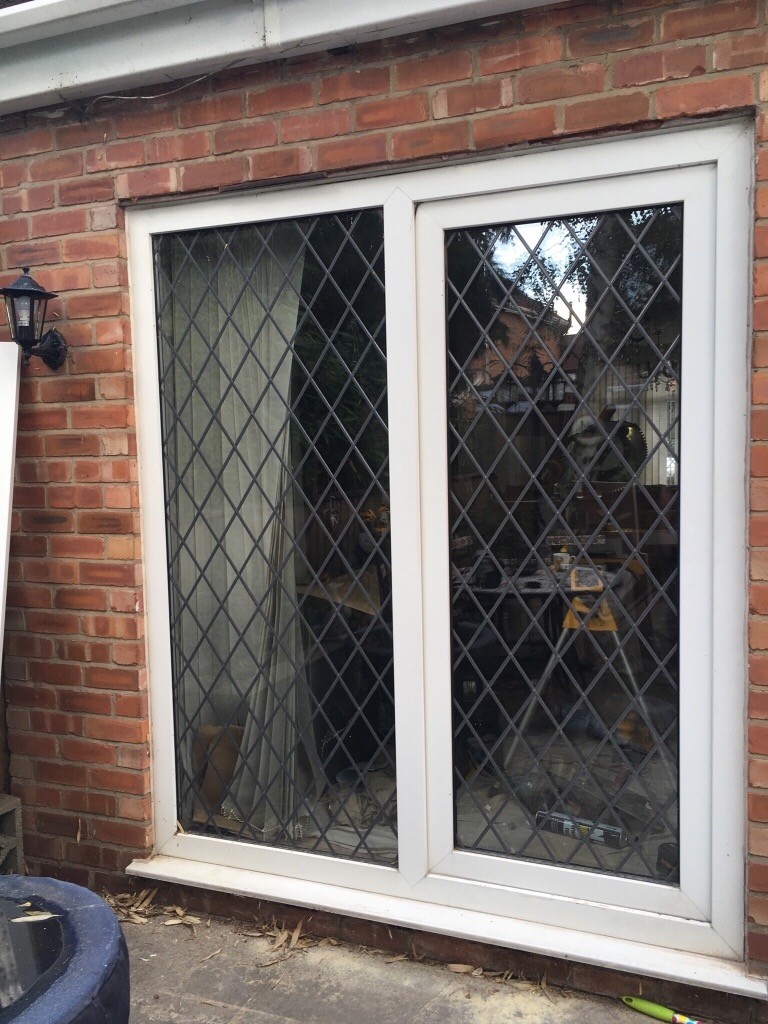 PATIO DOORS WITH LEADED GLASD USED in Didsbury, Manchester Gumtree
