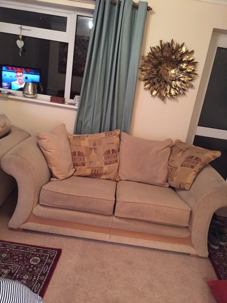 Large two seater sofa bed and matching two seater | in Rainham, Kent