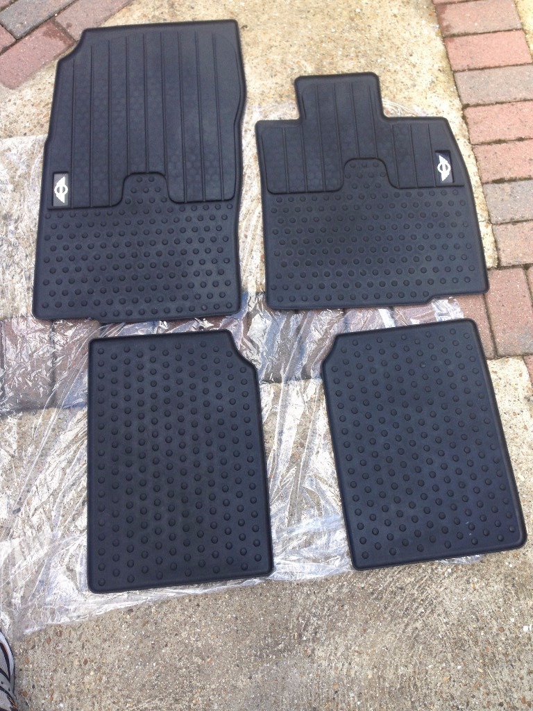 MINI COUNTRYMAN R60 All Weather, Full Set, Rubber Car Mats. Genuine