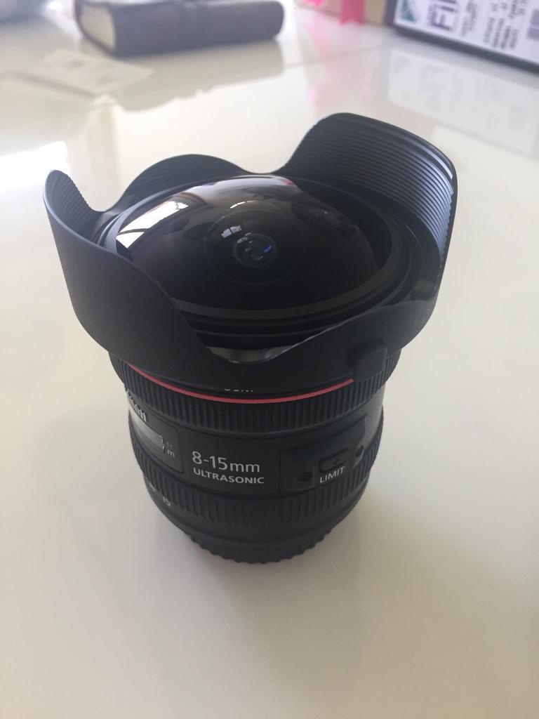 Canon fisheye zoom lens ef 815mm in Aberdeenshire Gumtree