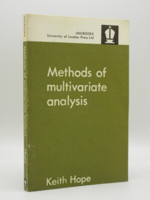 Methods of Multivariate Analysis KEITH HOPE 1968 1st Edition Mathematics