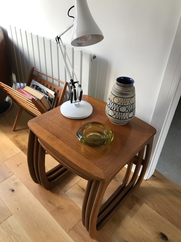Mid century, vintage, retro, teak, nest of tables by Nathan in Melton