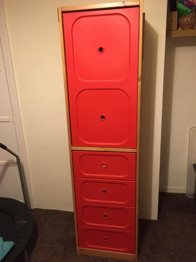Kids Red Wardrobe Ikea In Milton Glasgow Gumtree