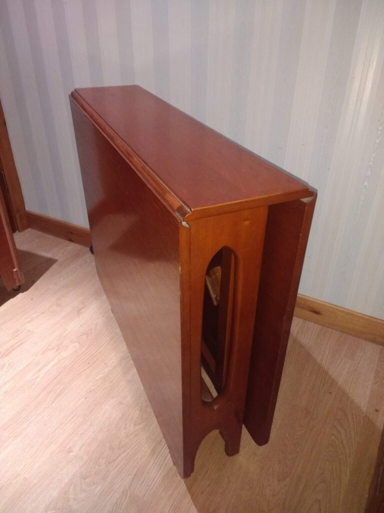 Jentique Mid Century Danish Dropleaf Gateleg Dining Table / Folding