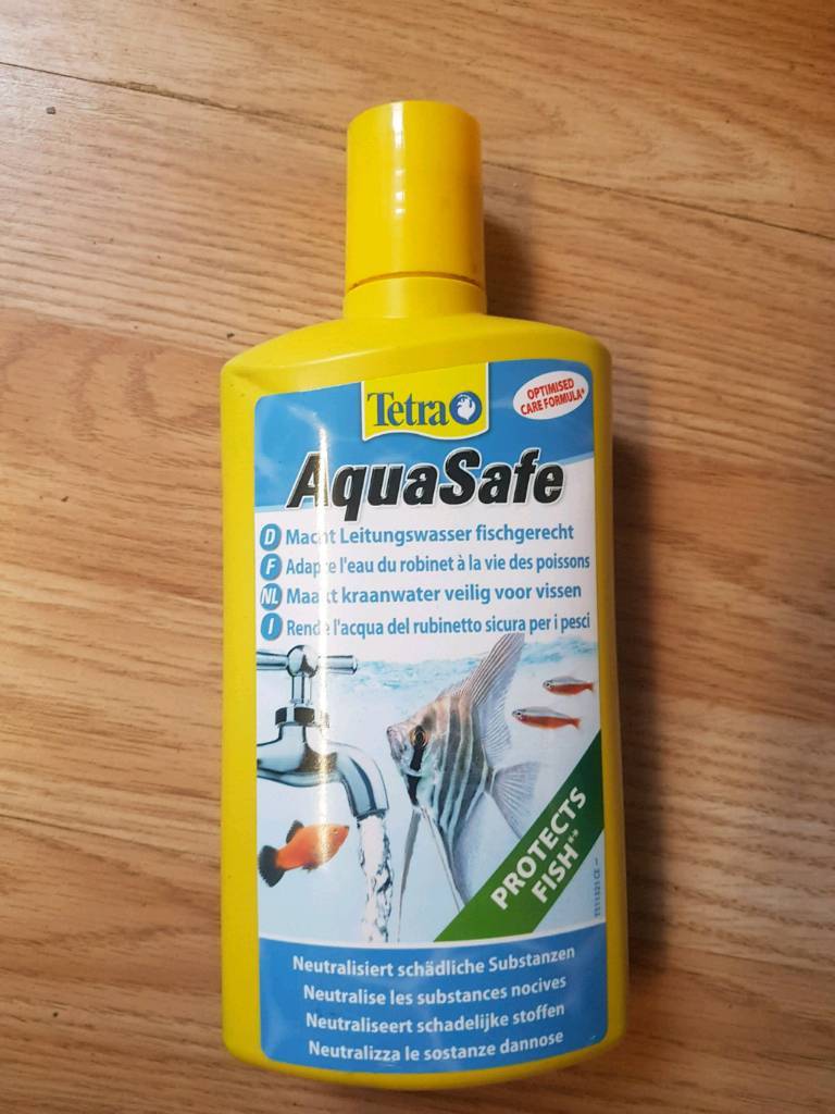 Aqua Safe FISH tank Water cleaner 500ml bottle new in Horley, Surrey