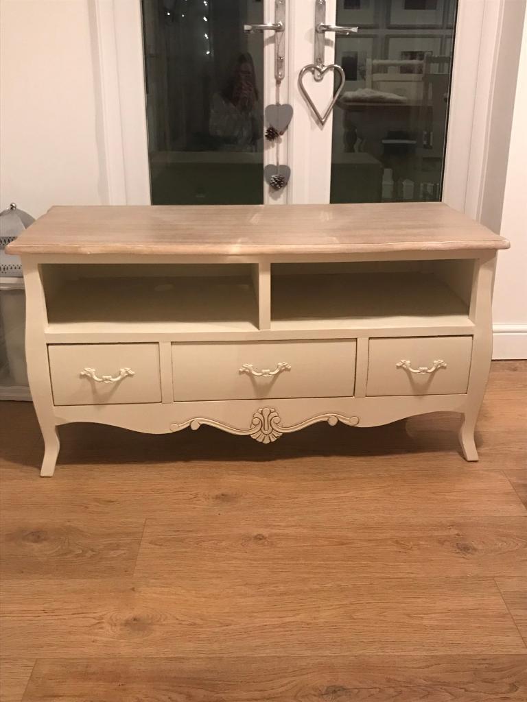 Shabby chic cream tv stand unit in Clifton, Nottinghamshire Gumtree