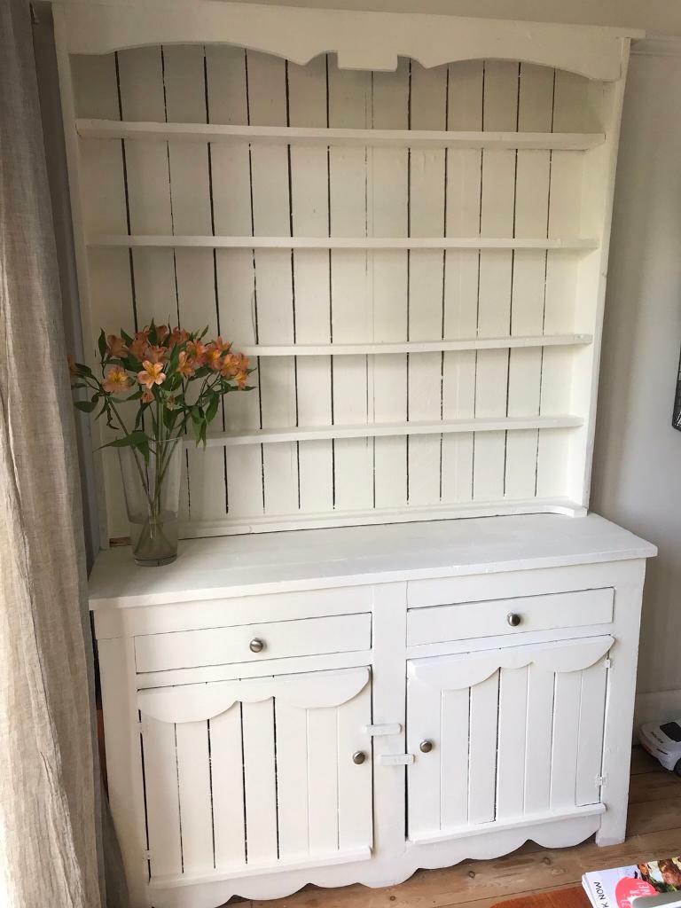 Large Rustic Welsh Dresser White Wood In York North Yorkshire