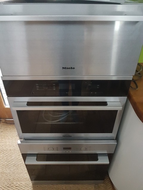 Miele Warming Drawer And Steam Oven And Oven In Borehamwood