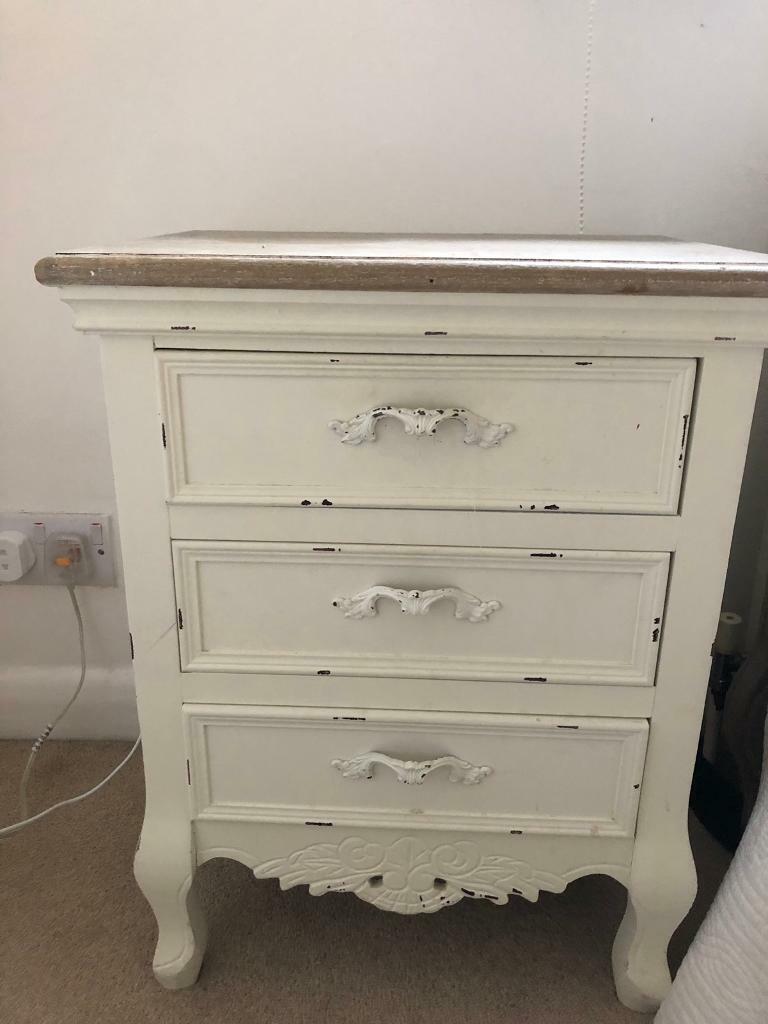 Shabby Chic Bedside Table Two Available In Caterham Surrey