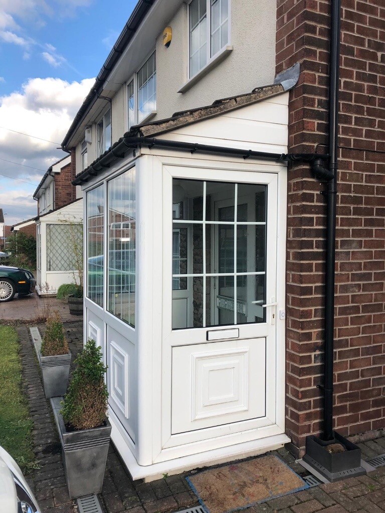 White UPVC porch in Stockport, Manchester Gumtree