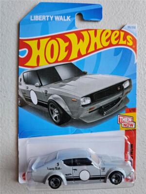 2024 Hot Wheels 191/250 HTC65 Nissan Skyline 2000GT-R LBWK, Then and Now 1/10