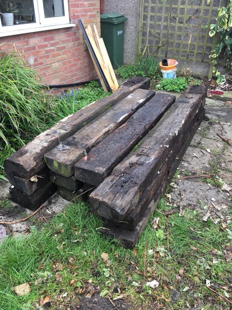 Railway sleepers in Huntington, North Yorkshire Gumtree