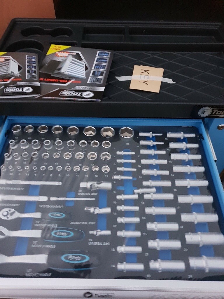 F tools Germany toolbox with tools in Matlock, Derbyshire Gumtree