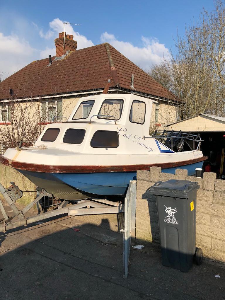 Fishing boat rigid raider 18 in Ely, Cardiff Gumtree