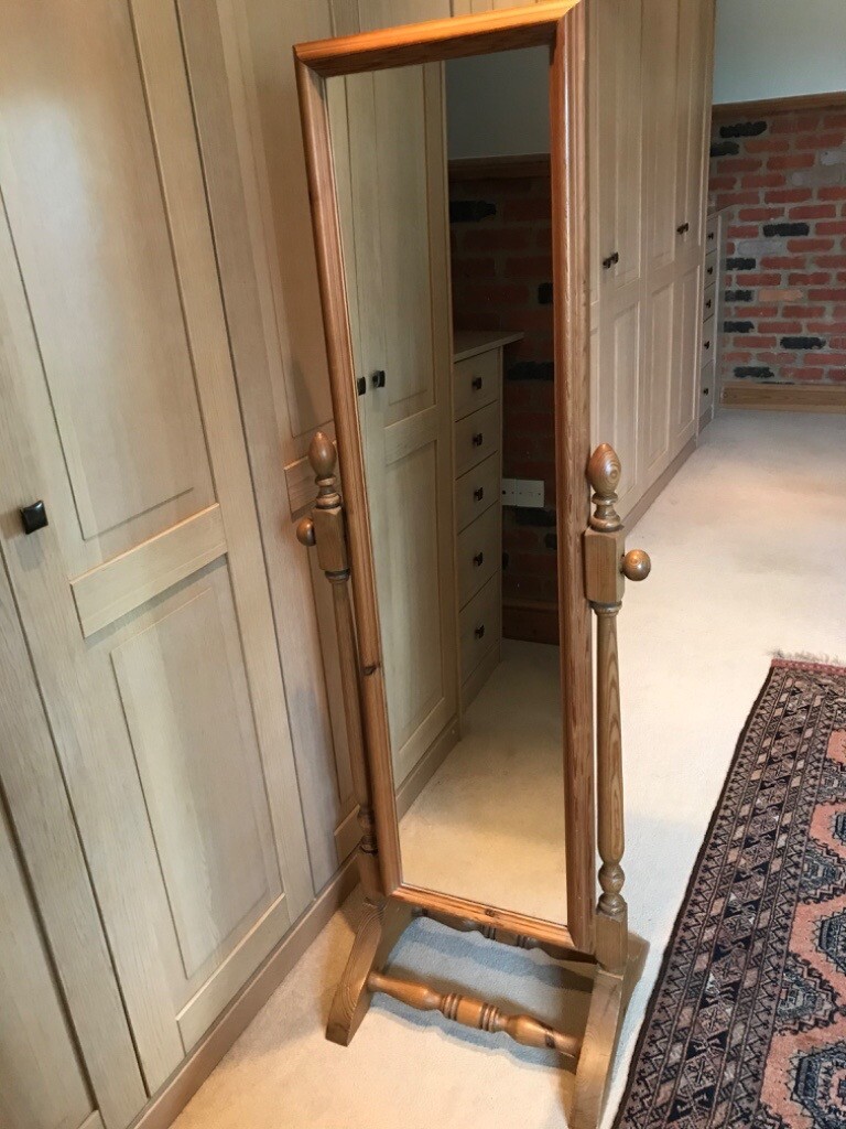 Pine free standing mirror in Northampton, Northamptonshire Gumtree