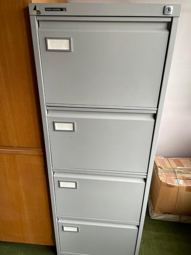 Roneo Vickers Design Centre 4 Drawer Lockable Filing in