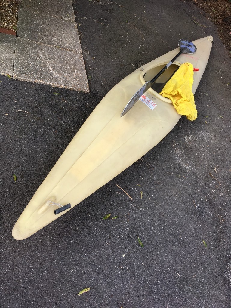 Canoe complete with paddle and spray deck. in Southampton, Hampshire