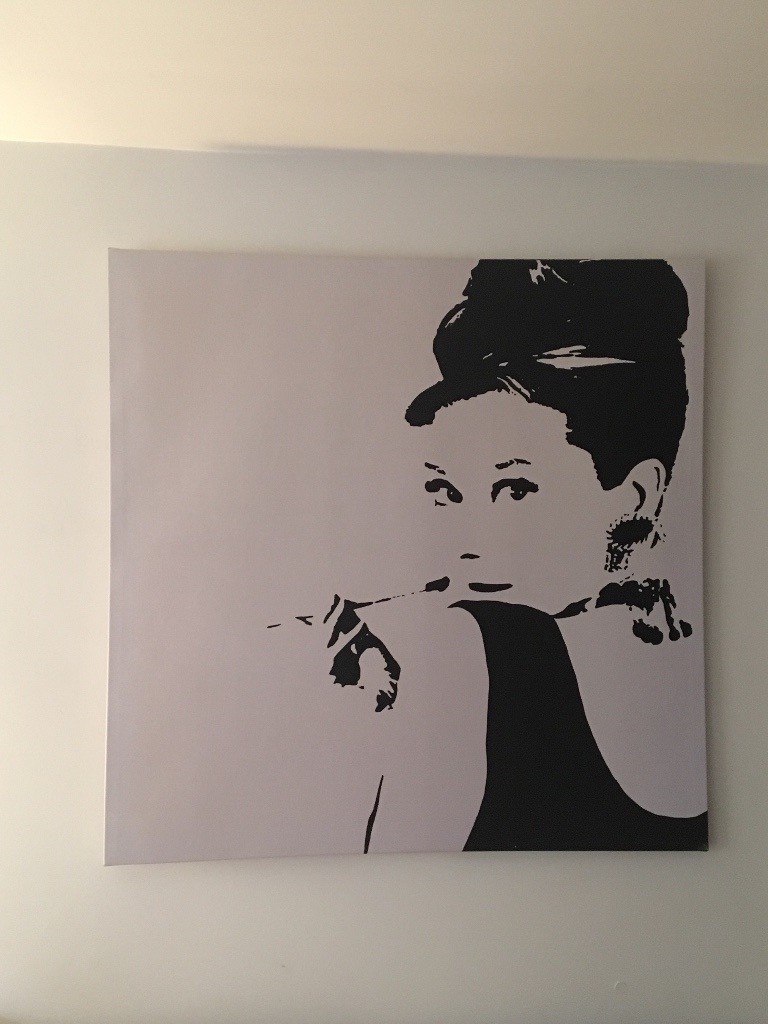 IKEA Audrey Hepburn Canvas Picture 90cm x 90cm | in Putney, London