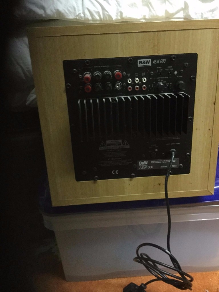 B&W ASW 600 SUBWOOFER