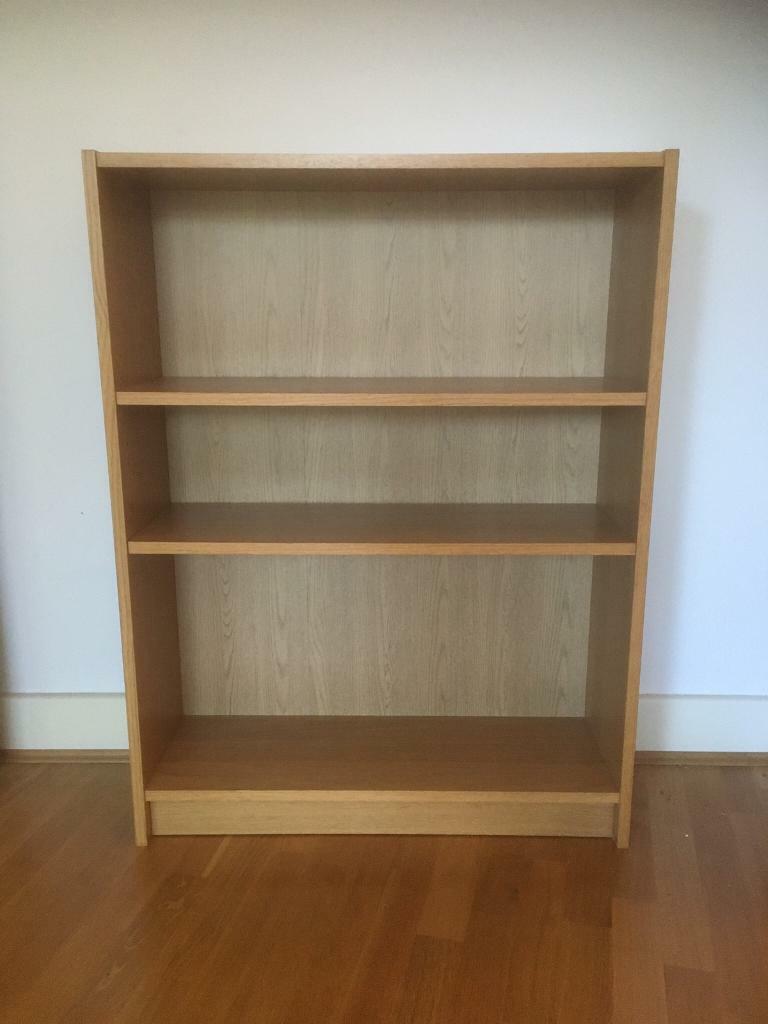 Short IKEA Billy bookcase, oak veneer in Cambridge, Cambridgeshire