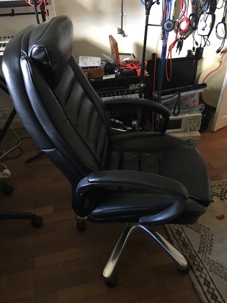 Large comfy black office chair in Durrington, Wiltshire Gumtree