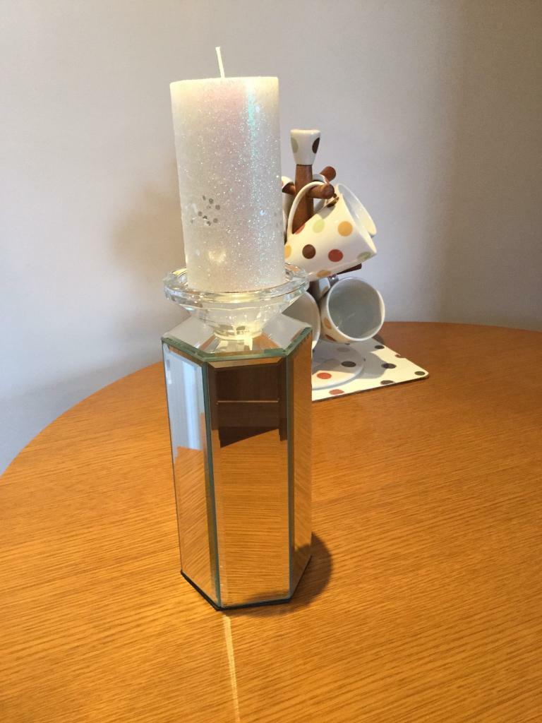 Large Mirrored Candle Holder in Stirling Gumtree