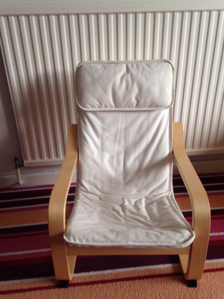 Children's Ikea Cream Poang Chair | in Wantage, Oxfordshire | Gumtree