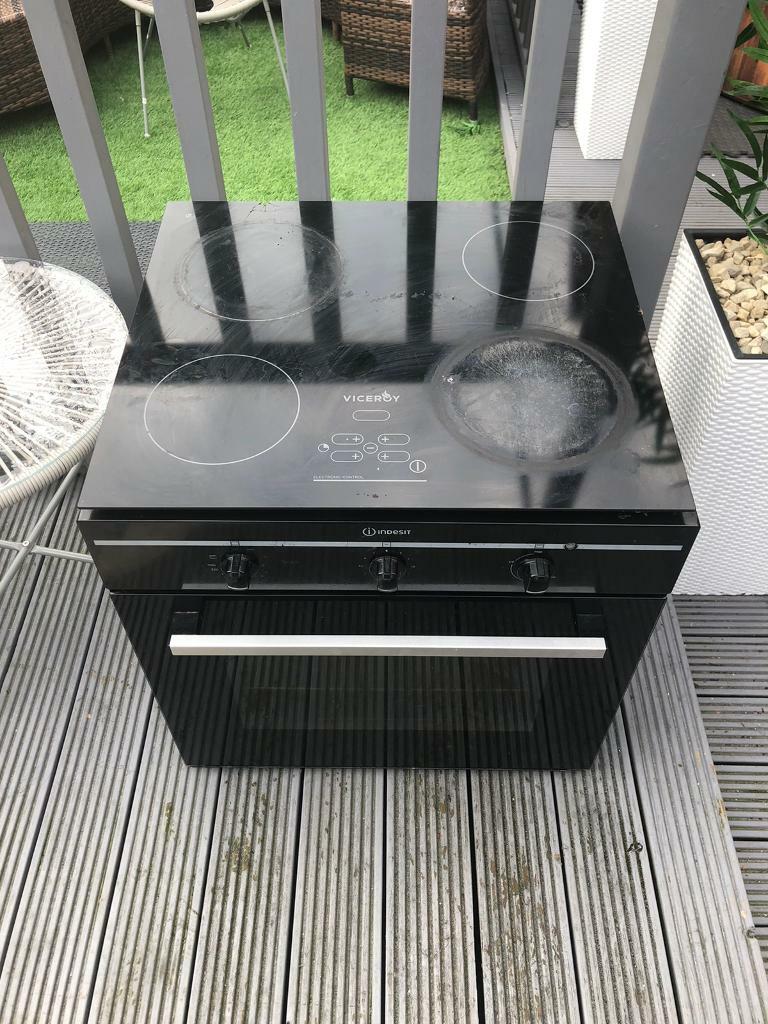Used Indesit Oven and Ceramic Viceroy Hob in Liverpool, Merseyside