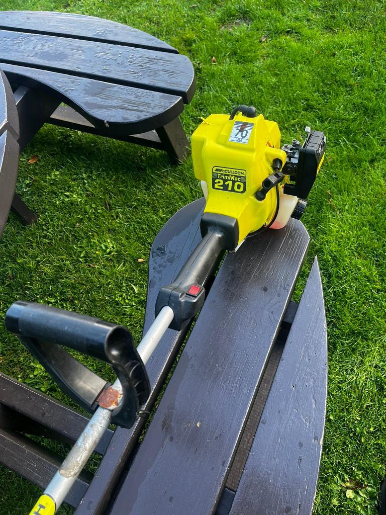 McCulloch Petrol strimmer serviced lawnmower hedge trimmer mower in