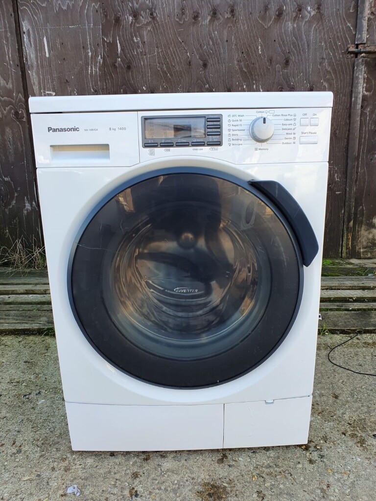 Panasonic NA148VG4 8kg 1400 Spin Washing Machine in White 6370 in