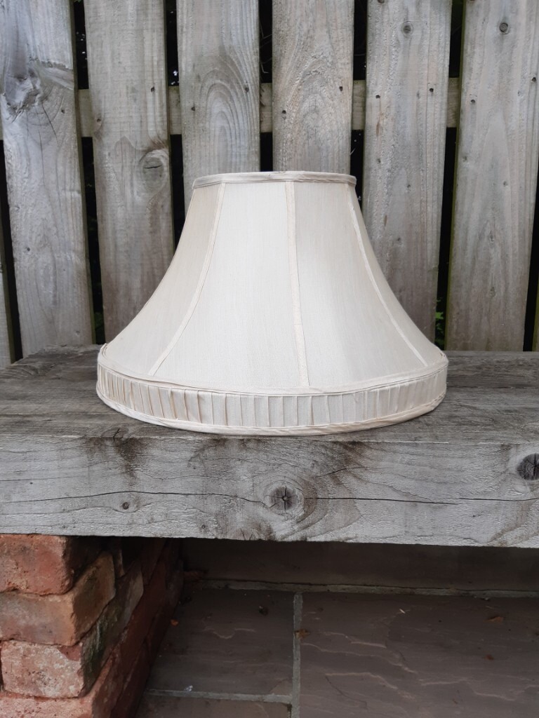 Large cream standard lamp shade. in Newcastle, Tyne and Wear Gumtree