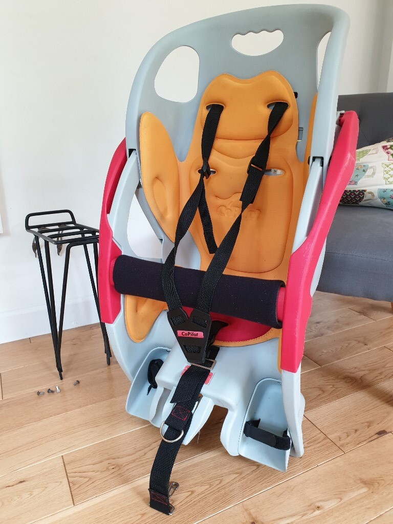 CoPilot Limo Toddler/Child Seat for bike plus Blackburn Pannier Rack