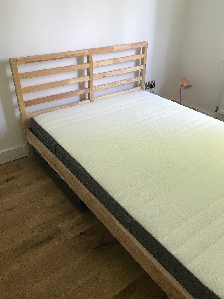 TARVA solid wood Ikea Bed frame double in Stoke TARVA solid wood Ikea Bed frame double in Stoke