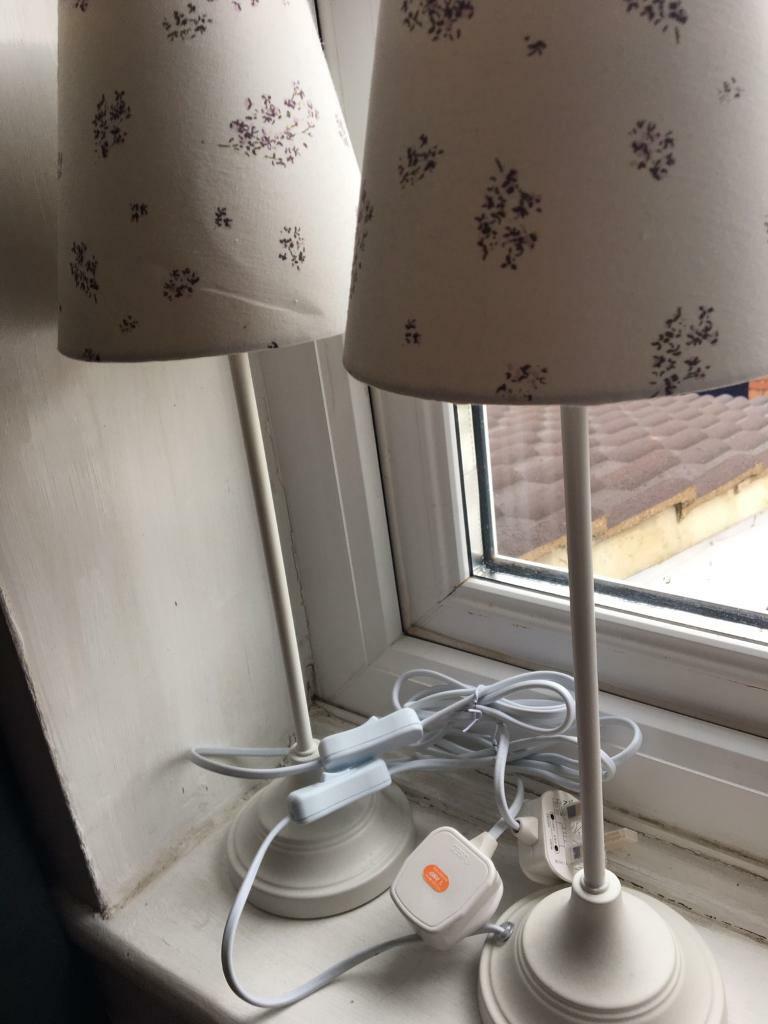 Pair Laura Ashley bedside lamps in Oxford, Oxfordshire Gumtree