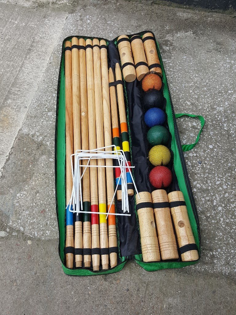 Croquet Bex Croquet Pro 6 mallet adult set. in Bramley, West