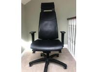 Fully adjustable, ergonomic desk chair