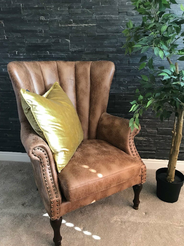Faux Leather Armchair in Locks Heath, Hampshire Gumtree